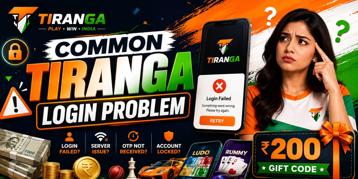 Tiranga Game Login Problem